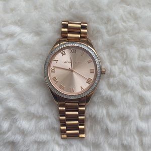 ROSE GOLD MK WATCH